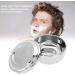 Sleek Stainless Steel Shaving Soap Bowl - Ideal for Business Beards | Universal Size & Modern Design - Buy Online on SooperMarket.com