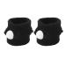 Acupressure Bracelet - 2 Travel Sickness Bands for Nausea & Dizziness Relief | Black Nylon - Buy Online on SooperMarket.com