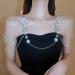Wiwpar Silver Rhinestone Tassel Snowflake Flower Body Chain | Layered Bikini Harness & Wedding Party Accessories for Women - Buy Online on SooperMarket.com