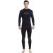 Lemorecn Men's Wetsuit Neoprene Full Body Diving Suit 3/2mm and 5/4mm - Black+Blue, Large | 16 Sizes Available - Buy Online on SooperMarket.com