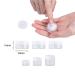 100pcs 5ml Small Clear Sample Jars with Lids - Empty Container Pots for Travel & DIY Projects | International Shipping Available - Buy Online on SooperMarket.com