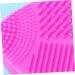 Cabilock Silicone Tool Brush Cleaner Mat Brush Cleaning Pad Brush Washing Mat Makeup Brush Cleaning Tool Heart-shaped Cleaning Supplies 8X8.5cm Rosy - Buy Online on SooperMarket.com
