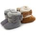 Yinuoday Winter Baby Girls Snow Boots - Warm Prewalker Newborn Shoes, Anti-Slip Infant Gray (6-12 Months) - Buy Online on SooperMarket.com