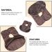 FRCOLOR Beard Shaving Cloth Bib - Men's Grooming Apron for Hair Cutting - Hair Catcher Cape for Beard Trimming - Polyester Material - Buy Online on SooperMarket.com