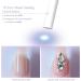 Denabuty Portable UV LED Nail Lamp with Stand - Rechargeable Cordless Nail Dryer for Gel Nails - 2 Timers for Fast Drying - White - Buy Online on SooperMarket.com