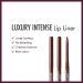 KISS New York Luxury Intense Lip Liner Set | Long-Lasting & Creamy Formula | Retractable & Easy to Use | Dark Plum Purple | 3PCS - Buy Online on SooperMarket.com