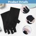 OYANIMO 2 Pairs UV Gloves for Gel Nail Lamp - Professional UPF50+ Protection Gloves for Manicures - Fingerless Anti UV Gloves for Nail Art & Skin Care - Buy Online on SooperMarket.com