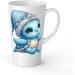 White Ceramic Baby Turtle Mug - Large 483 ml Perfect for Hot Chocolate or Milk Fun and Easy to Use - Buy Online on SooperMarket.com