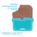 Nuby All Silicone Chocolate Bar Teether - Pack of 3 | 3+ Months - Buy Online on SooperMarket.com