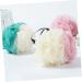 Angoily Shower Ball Mesh Sponge - 2pcs Large Bath Pouf for Women | International Shipping Available - Buy Online on SooperMarket.com