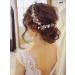 Handcess Bride Wedding Crystal Hair Vine Pearl Silver Headpiece Rhinestone Bridal Hair Accessories for Women and Girls (Silver) - Buy Online on SooperMarket.com