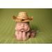 AMOS and SAWYER Newborn Straw Cowboy Hat, Newborn Photography Prop