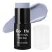 Go Ho Cream Grey Blendable Stick(1.06 OZ) Gray Face Body Paint Stick Oil Professional Face Foundation for Halloween SFX Makeup Light Grey Face Paint Stick