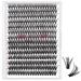 280 Pcs Individual Lashes 30D+40D Mixed Lash Clusters 14 Rows Cluster Lashes that Look Like Eyelash Extensions DIY Lash Extension Self Application At Home (30+40-D-14) 14 mm 30D+40D-D-Large