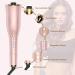 Auto Hair Curler - Automatic Curling Iron Wand with 1 Barrel, 4 Heat Settings, Dual Voltage, Fast Heating - Rose Gold - Buy Online on SooperMarket.com