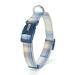 Yudote soft dog collar checkered checkered collars not lovely for small dogs with sensitive skin blue s (1-pack) blue-plaid