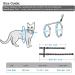 Gold Moons Glow in The Dark Cat Harness and Leash Set for Kittens & Small Animals - Buy Online on SooperMarket.com