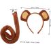minkissy 1 Set zoo animal headband fabric monkeys monkey ear hair hoop headbands tails - Buy Online on SooperMarket.com