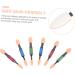 MUSISALY 30pcs Brush Head Latex Makeup Sponge Brush Makeup Brush Rod Aluminum - Buy Online on SooperMarket.com