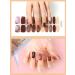 Kalolary 20PCS Nail Gel Polish Strips | Full Wraps Self-Adhesive Stickers | Nail File & Stick Included (UV/LED Lamp Required) - Buy Online on SooperMarket.com