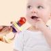 Buy Fruit Pacifier Feeding Silicone Teether | Safe Soft Silicone Feeder for Fruits & Vegetables - Shenrongtong Pink - Buy Online on SooperMarket.com