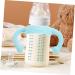 Vaguelly 2pcs Bottle Handle Milk Bottle Grips Silicone Bottle Grip Bottle Grip Milk Bottle Accessories Bottle Grip Bottle Grip Child Feeding Bottle Silica Gel Feeder 14.00X5.00X5.00CM Sky-blue - Buy Online on SooperMarket.com