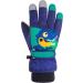 Kids Waterproof Winter Gloves - Navy Dinosaur Ski Gloves for Boys Girls (3-6 years) - Buy Online on SooperMarket.com