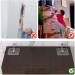 Kioiner 4 Pairs Furniture Wall Anchors Adhesive Adjustable Furniture Anchors for Securing Bookshelf Dresser Cupboard Cabinet Anti Tip Furniture Straps for Pet Baby Proofing Child Safety (Type A) - Buy Online on SooperMarket.com