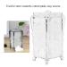 Cosmetic Makeup Cotton Pads Organizer & Nail Art Storage Box | Transparent Cotton Wipe Holder - Buy Online on SooperMarket.com