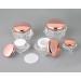 Zeoabsy 12 Pcs Transparent Acrylic Diamond 10ml Cream Cans with Pink Screw Cap - Perfect for Lotion Nail Art and Lip Balm | International Shipping - Buy Online on SooperMarket.com