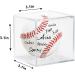 UV Protected Acrylic Baseball Display Case - Perfect for Autographed Memorabilia (1) - Buy Online on SooperMarket.com