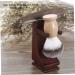 Premium Shaving Brush Stand - Wooden Holder with Non-Slip Base for Razors & Brushes | International Shipping - Buy Online on SooperMarket.com