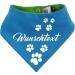 Both-Sided Multicolor Dog Turning Cloth (FB: Lime-Royal) | Size 3 Neck 36-44 cm | LIMGEEN-ROYALBLAU - International Shipping Available - Buy Online on SooperMarket.com