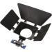 Fotga ABS Plastic Matte Box with 15mm Rail Rod Clamp Sunshade for Camera Cage | Compatible with Canon, Fuijifilm, Panasonic and more - Buy Online on SooperMarket.com