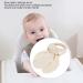 Alomejor Baby Wooden Teething Ring - Soothing Cotton Gauze Handle Ears Design Beige - Safe & Natural Infant Relief - Buy Online on SooperMarket.com