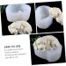 Ciieeo 3pcs Mold Animal Resin DIY Cake Rubber Dessert Jewelry Ice Cube Candy Chocolate Ice Cube Mould Silicone Coaster Epoxy Baking Tool Sleeping Dogs 3D Silica Gel Mousse Chocolate White 10.8X8.5X5CMx3pcs - Buy Online on SooperMarket.com