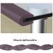 Vicloon Edge Protectors 2 M Foam Safety Strip and 4 Corner Cushion Protector Set Edge Corner Guards for Baby - Purple - Buy Online on SooperMarket.com
