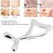 Portable Silver Face Massage Device - Gua Sha Spoon Tail Comfortable Manual Metal Massager for Relaxation & Skincare - Buy Online on SooperMarket.com