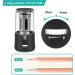 Electric Pencil Sharpener  Super Sharp Pencil Sharpener for Colored Pencils  Auto Stop  Fast Sharpen Pencil Sharpener Plug in for 6-12mm No.2/Colored/Sketch Pencils  Suit for School  Office (Black) - Buy Online on SooperMarket.com