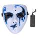 Topyond Halloween Light up Mask LED Light Face Cover EL Cold Light Emitting Up Scary Skull Face Cover for Party