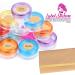 50 Pack 5g Empty Cosmetic Containers with Mini Spatulas and Labels - 5ML Sample Container Travel Pot Jar for Liquid Lotion Cream Makeup Storage (10 Colors) by HNYYZL - Buy Online on SooperMarket.com