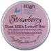 Strawberry Lotion Bar - Goat Milk Lotion Bars for Dry Skin - Strawberry Milk Lotion - Beeswax Lotion Bar - Travel Lotion - Solid Lotion - Zero Waste Lotion - Hand Lotion for Dry Skin