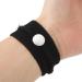 Acupressure Bracelet - 2 Travel Sickness Bands for Nausea & Dizziness Relief | Black Nylon - Buy Online on SooperMarket.com