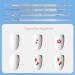 4pcs Nail Art Paint Dot Tool Set Dotting Painting Pen Polish Carving Tackle Manicure Drawing Kit for Salon Home Nail Art Professional Enthusiast(Silver Size:12.5cm) - Buy Online on SooperMarket.com