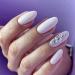 PrettyDiva Shimmer White Dip Powder - French Manicure 1Oz Sparkly Translucent Milky Diamond Glitter Dip Nail Powder - Buy Online on SooperMarket.com