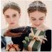 Tiara Crown Crystal Rhinestone Bridal Princess Headband with Comb for Women Bridal Party Wedding Birthdays Anniversaries - Buy Online on SooperMarket.com