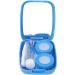 Contact Lens Case Kit Dustproof Waterproof Cute Little Duck Portable Plastic Material Contact Lens Box with Wearing Stick for Travel for Woman Blue - Buy Online on SooperMarket.com