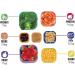 FIXBODY 7PCS Portion Control Containers - Color-Coded Labeled 21 Day Lose Weight System | Includes Use Guide, 21 Day Tracker, and Recipe Ebook - Buy Online on SooperMarket.com