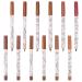 12 Colors Matte Lip Liner Lipliner Pencil Velvet Lip Liner Slim Lip Pencil Smooth Lipsticks Waterproof Long Lasting Lip Liner Makeup Supplies Lip plumper Cosmetic Set