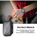 2 Pack Hard PC Case & Tempered Glass Screen Protector for Apple Watch Series 8/7 45mm - Black, Anti-Scratch Ultra-Thin Cover by EWUONU - Buy Online on SooperMarket.com
